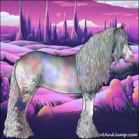 Horse Color:Nacre White Spotted Silver Brown Chinchilla Onyx 