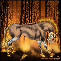 Horse Color:Sable Champagne Splash 