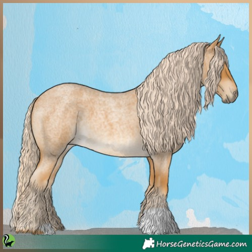 Horse Color:Palomino Roan 