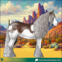 Horse Color:Silver Brown Splash 