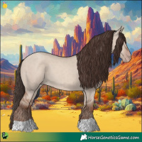 Horse Color:Classic Champagne Dun