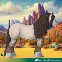 Horse Color:Classic Champagne Dun 