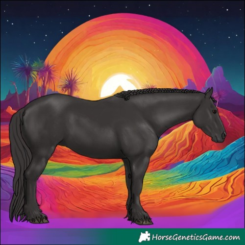 Horse Color:Smoky Black 
