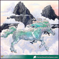 Horse Color:Watercolor Brown Splash Tobiano 