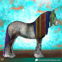 Horse Color:Painted Liver Red Onyx Ice 