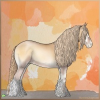 Horse Color:Red Onyx Roan Pearl