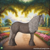 Horse Color:Silver Black 