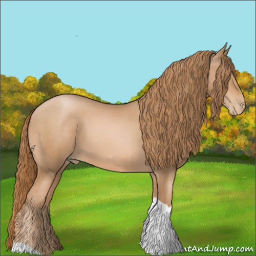 Horse Color:Chestnut Pearl Tobiano 