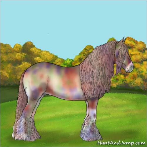 Horse Color:Void Nacre Red Onyx 