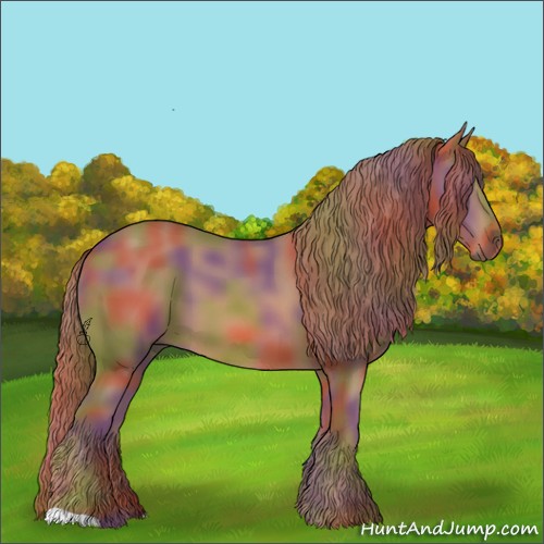 Horse Color:Nacre Chestnut 