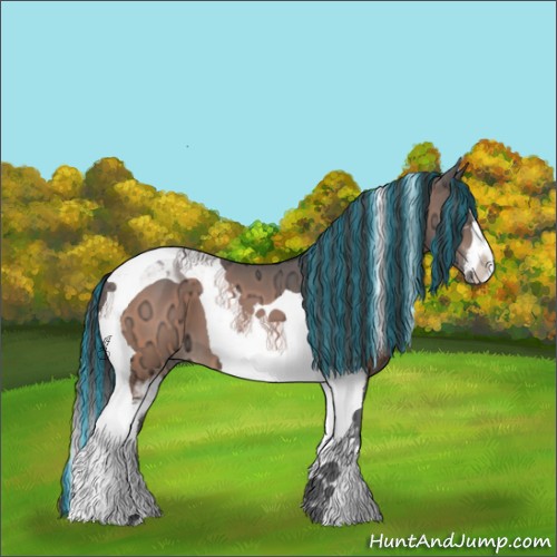 Horse Color:Painted Brown Ice Sabino Tobiano 