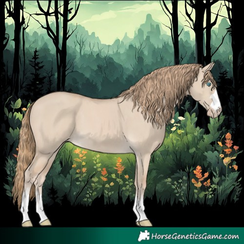 Horse Color:Smoky Creme Dun 