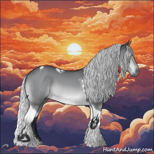 Horse Color:Silver Brown Chinchilla Dun Tobiano 