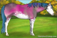 Horse Color:Painted Blue Onyx Sabino Splash 