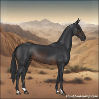 Horse Color:Brown Sabino 