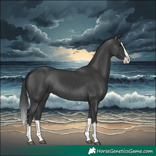 Horse Color:Black Splash 