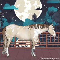 Horse Color:White Spotted Grullo Pearl Sabino Splash 