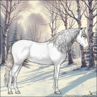 Horse Color:Chocolate Palomino Ice Dun Sabino Appaloosa 