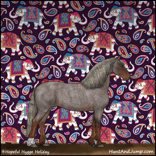 Horse Color:Liver Red Roan 