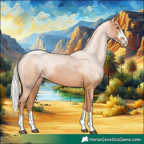 Horse Color:Silver Black Pearl 
