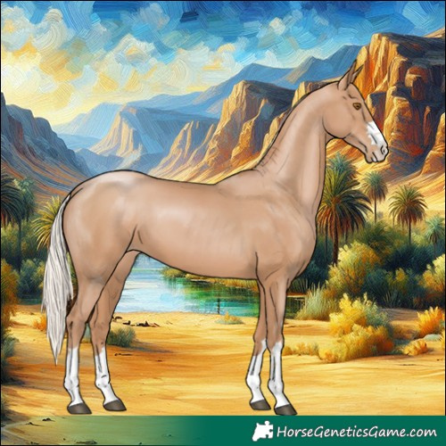 Horse Color:Silver Black Pearl 