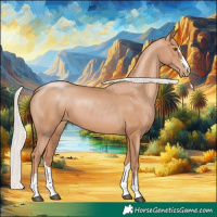 Horse Color:Silver Black Pearl 