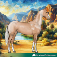 Horse Color:Silver Black Pearl 