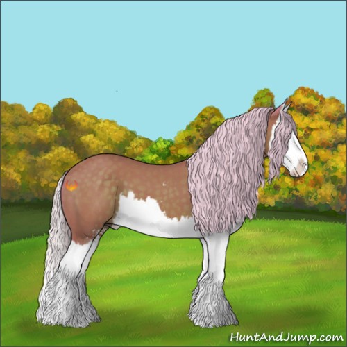 Horse Color:Watercolor Silver Buckskin Sabino Splash 