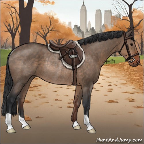 Horse Color:Brown Dun Rabicano