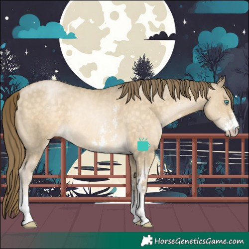 Horse Color:Buckskin Pearl Sabino 