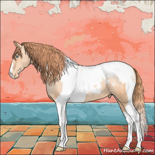 Horse Color:Sable Champagne Pearl Tobiano Varnish