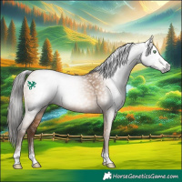 Horse Color:Gray Amber Champagne 