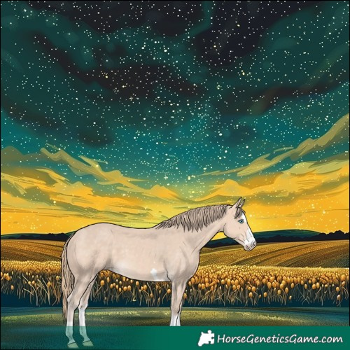 Horse Color:Perlino 
