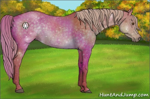 Horse Color:Watercolor Chocolate Palomino 