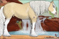 Horse Color:White Spotted Silver Classic Cream Champagne Splash 