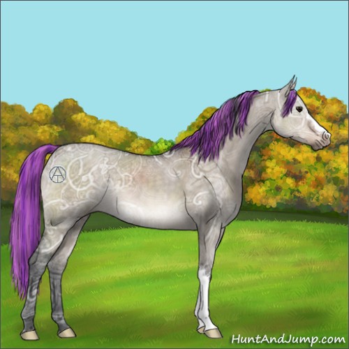 Horse Color:Painted Brown Ice Dun Mushroom 