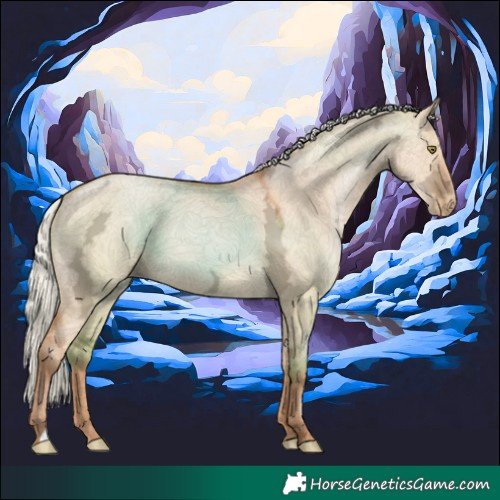Horse Color:Silver Brown Ice Pearl Dun 