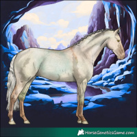 Horse Color:Silver Brown Ice Pearl Dun 