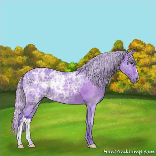 Horse Color:Watercolor Silver Bay Ice
