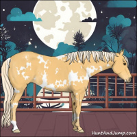 Horse Color:White Spotted Palomino 