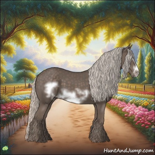 Horse Color:Silver Black Frame