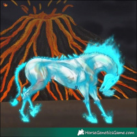 Horse Color:Nacre Thunderstruck Silver Bay Dun Tobiano 