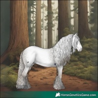 Horse Color:Gray Void Chocolate Palomino Roan Pearl Varnish