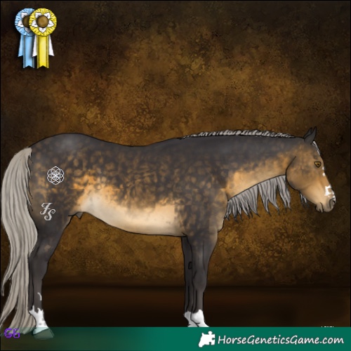Horse Color:Silver Buckskin