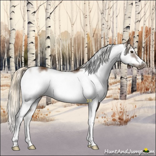 Horse Color:Chocolate Palomino Sabino Frame 
