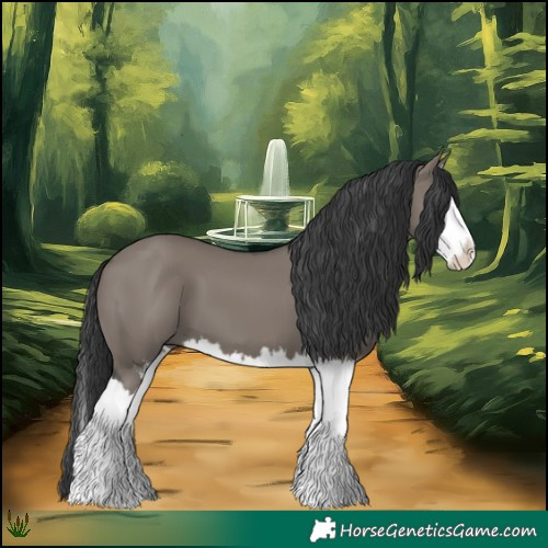 Horse Color:Grullo Sabino Splash 
