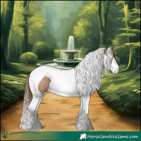 Horse Color:Red Dun Splash Tobiano Rabicano