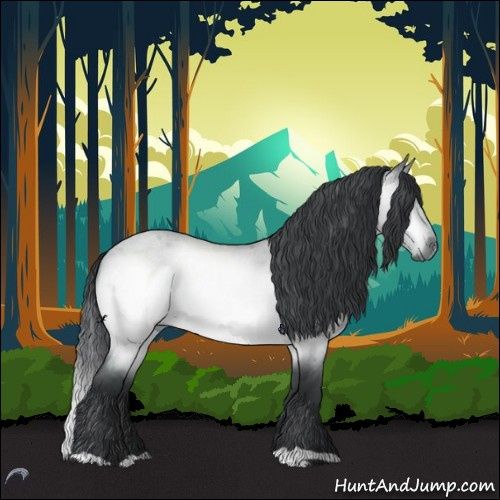 Horse Color:Brown Chinchilla Roan Dun