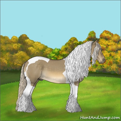 Horse Color:Chocolate Palomino Dun Mushroom Tobiano 