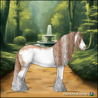 Horse Color:White Spotted Red Dun Splash Frame 